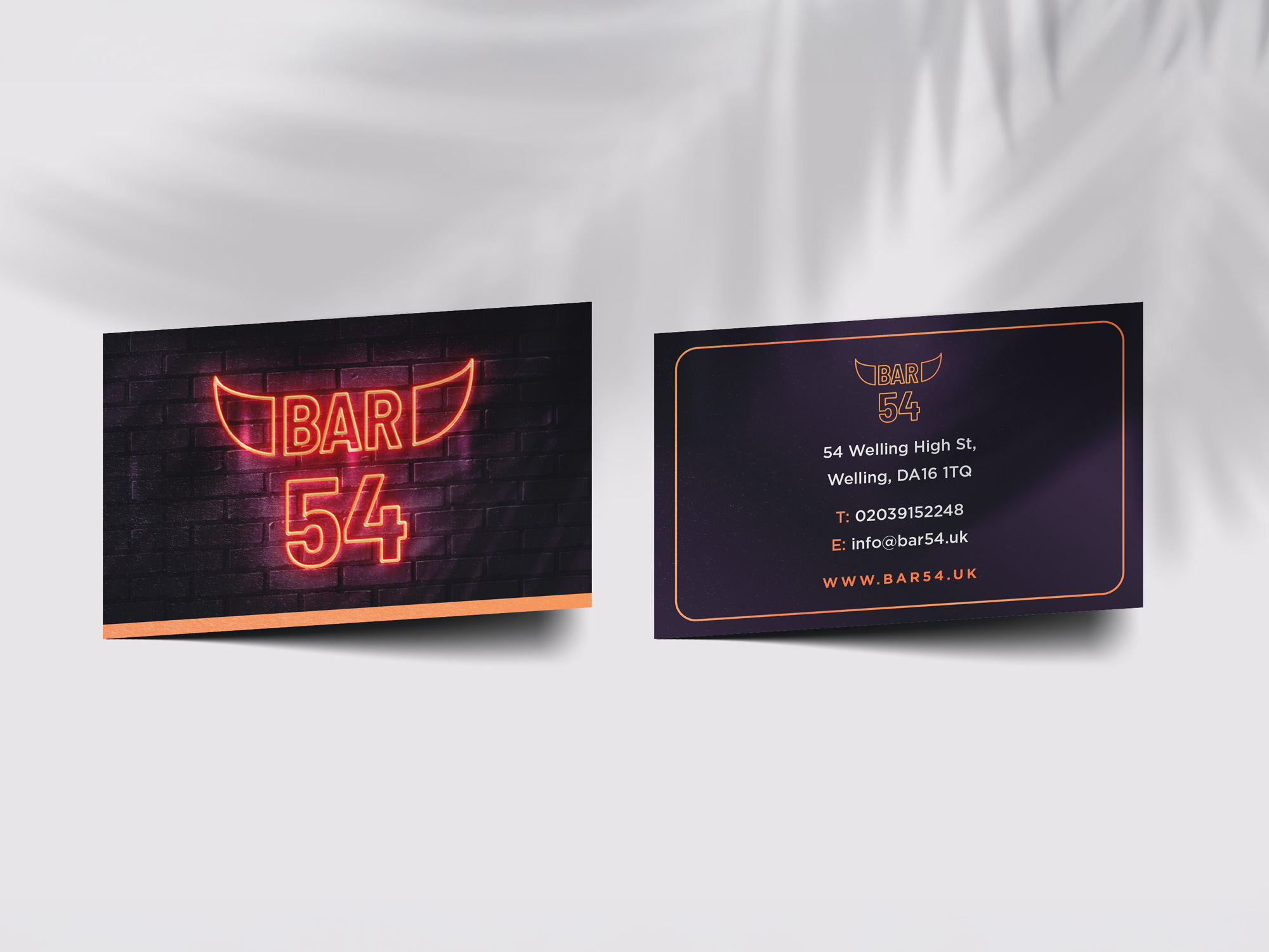 Bar 54 | Business Card