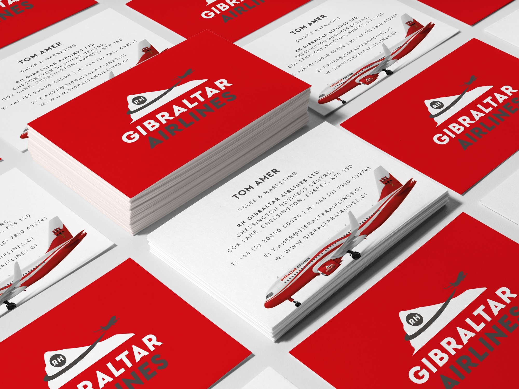 Gibraltar Airlines | Business cards